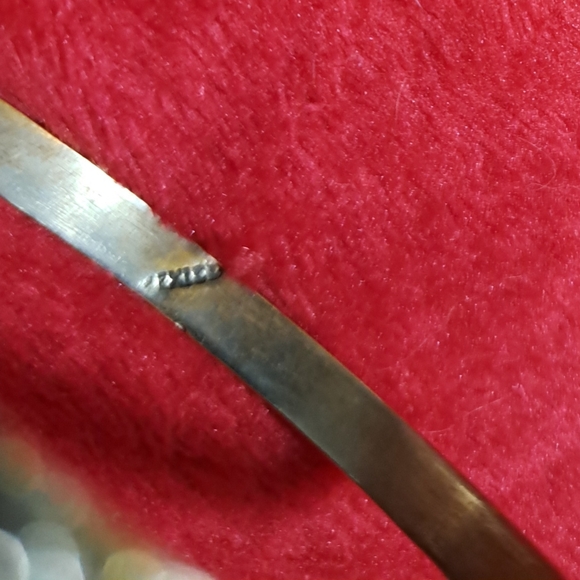 925 Sterling Silver Mexican Bangle Bracelet - Picture 2 of 3